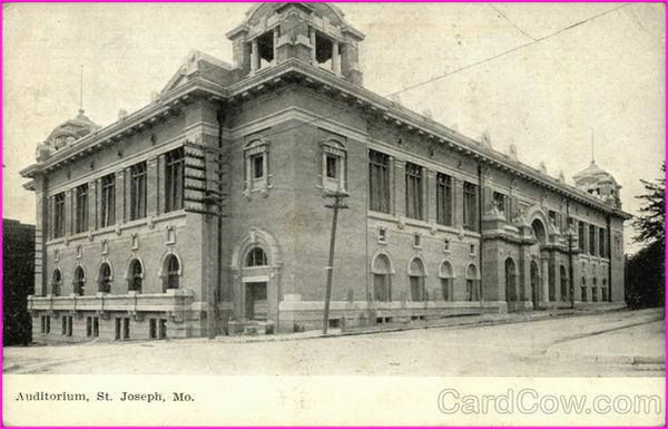 Old City Auditorium, 404-424 North Fourth Street, Saint Joseph, Buchanan County, Missouri
