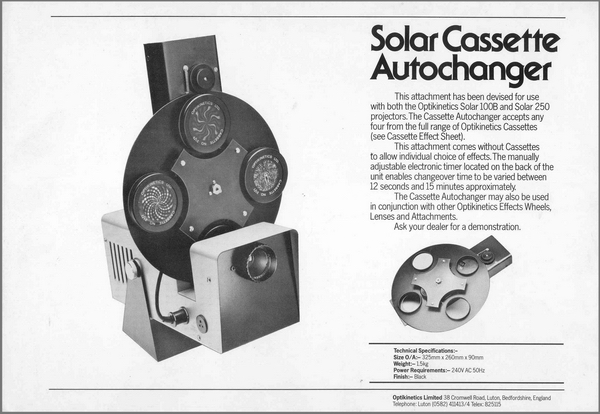 Optikinetics Solar Cassette Autochanger