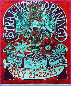 The Straight Theatre Opening Handbill